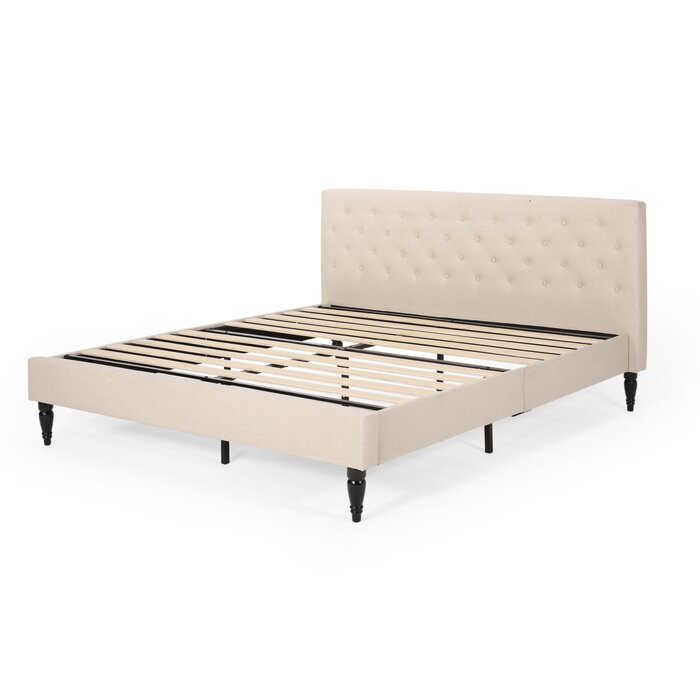 Red Barrel Studio® Atterbury Upholstered Platform Bed & Reviews | Wayfair