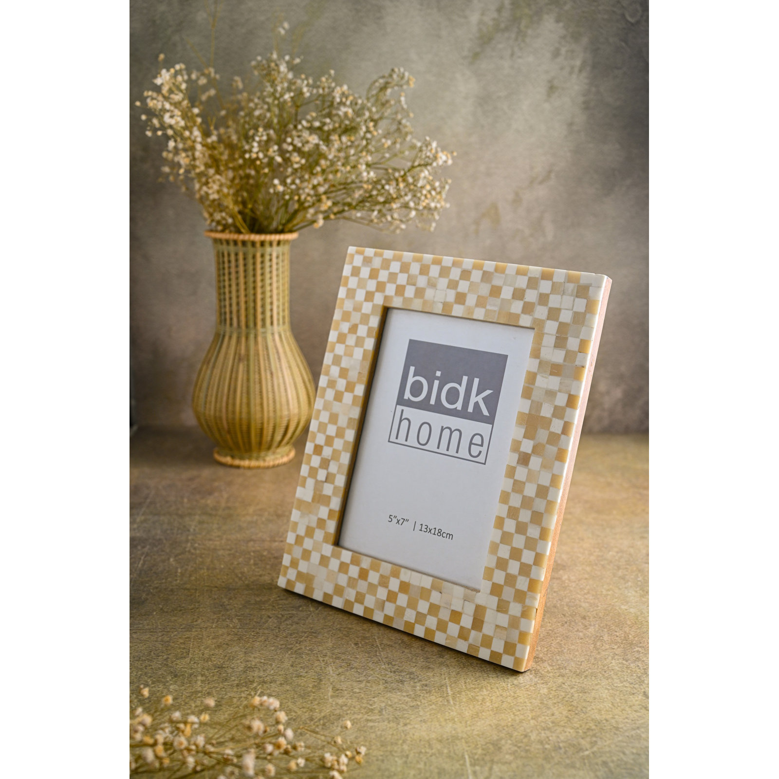 Bone Picture Frame, 5" x 7"