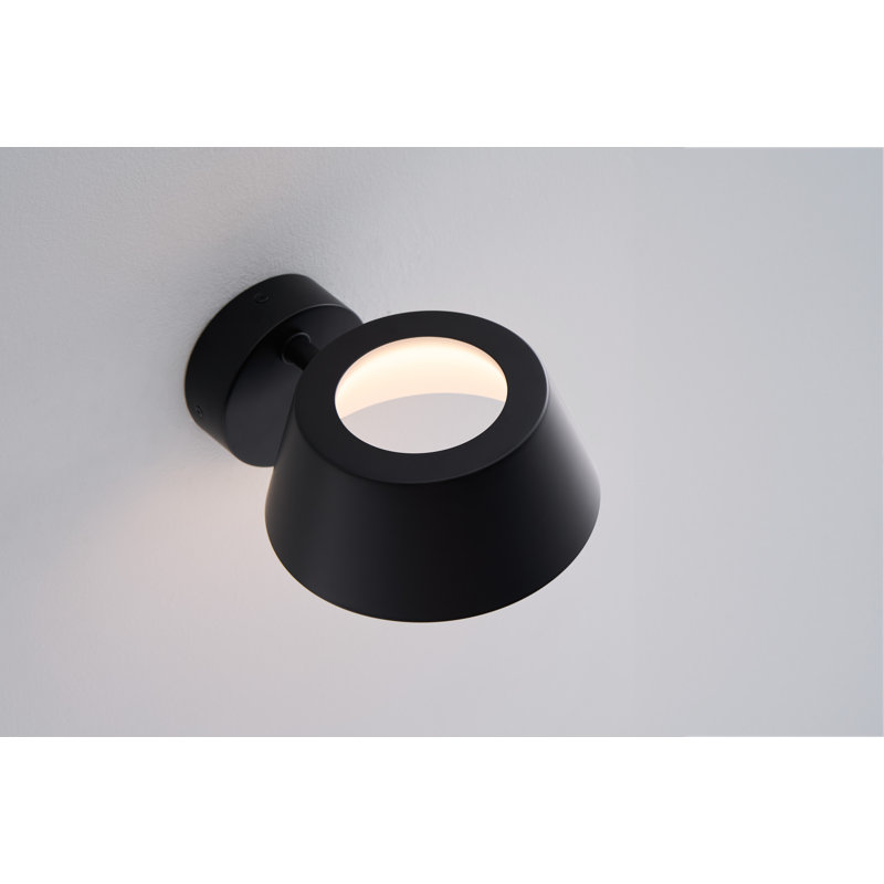 OLO XL Wall Single Lamp, Shiny Black, Black
