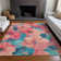Machine Washable Indoor/Outdoor Claudian ACN1547 Salmon Rug