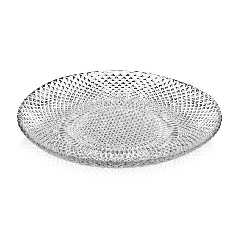 4-Piece Microwave & Oven Safe Glass 7.5" Salad Plate Set, Service for 4