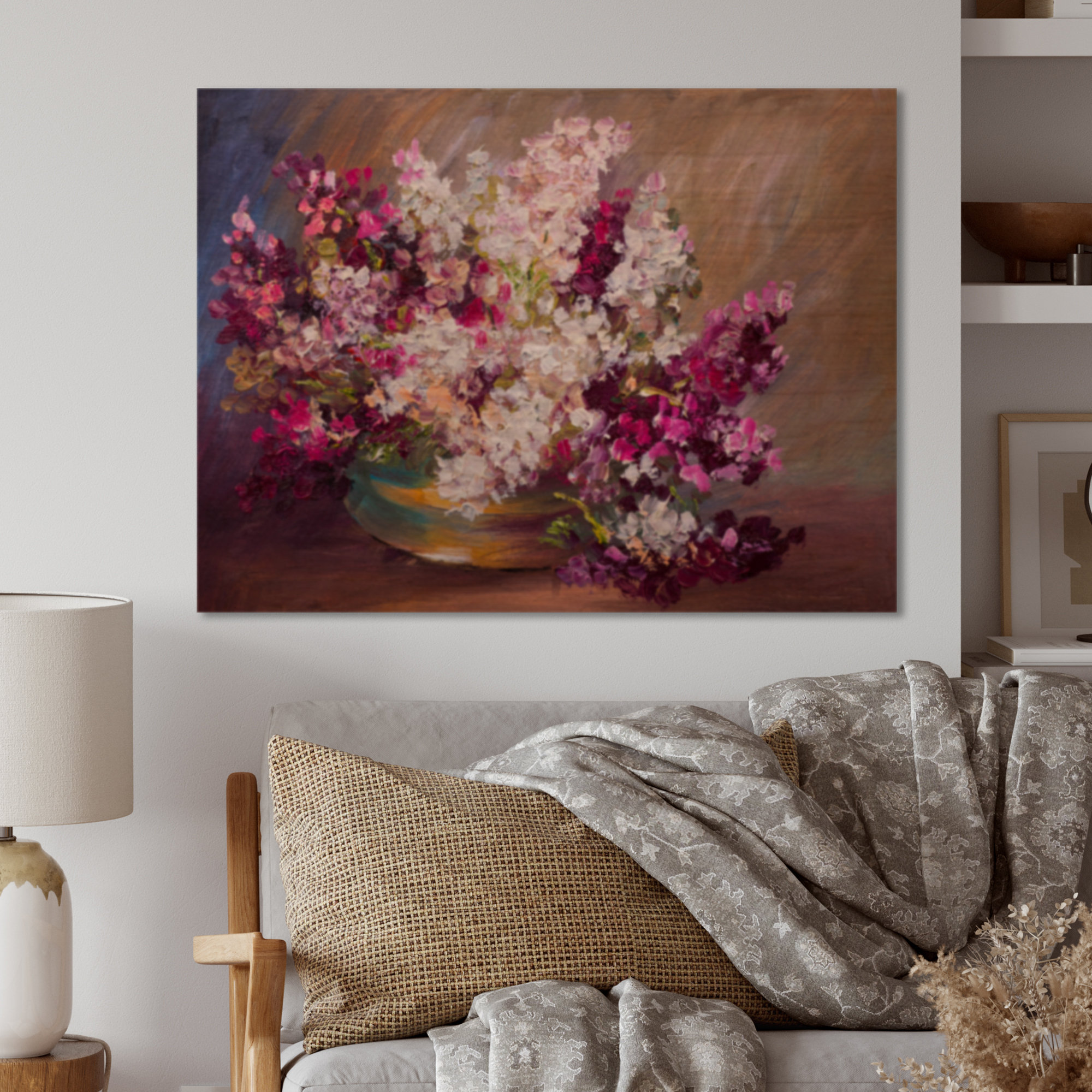 Winston Porter Still Life With Lilacs On Canvas Painting & Reviews