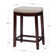 Claridge Counter & Bar Solid Wood Backless Stool with Upholstered Seat