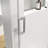 60 In. W X 76 In. H Single Sliding Frameless Shower Door/Enclosure In Brushed Nickel Finish With Clear Glass-122790644