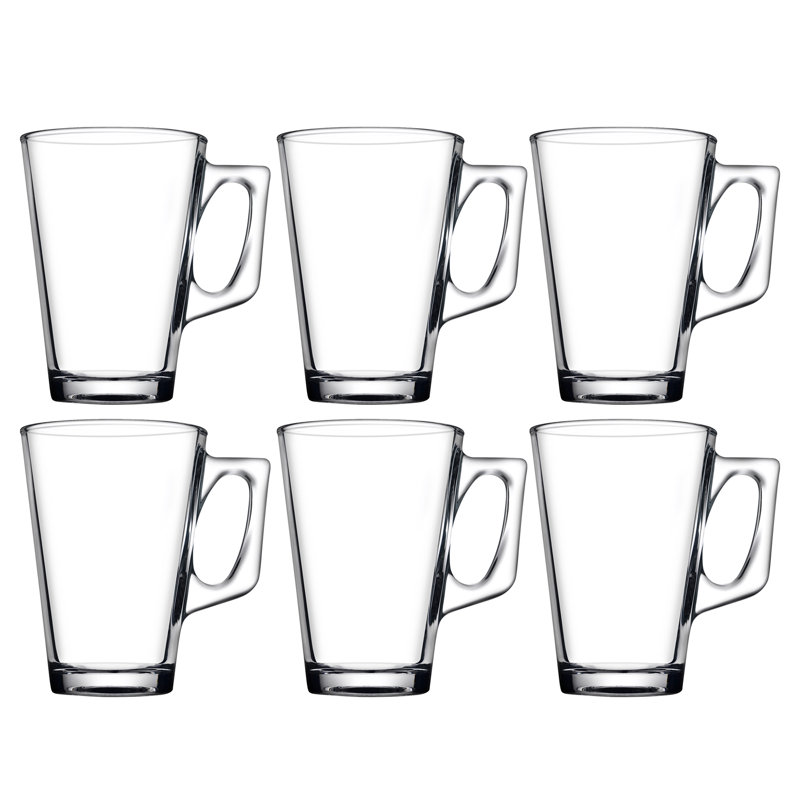 Glass Coffee Mug, 6