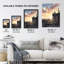 Wall Art Print Secret Romance Watercolour Painting Couple On The Roof Watching A City Sunset Bedroom Art Poster