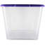 58 pte Ensemble de bacs de rangement en plastique