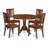 Maffra Solid Wood Top Pedestal Dining Set-2091115275-2039923861