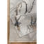 Tapis fabriqué à la machine en gris 3 po X 7 po, conception abstraite, style décontracté grunge, convient aux entrées et aux animaux de compagnie avec motif, teinture