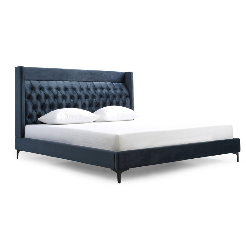 Ensemble de chambre configurable avec lit plateforme tapissier