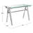 Turner 47.3'' Glass Top Console Table