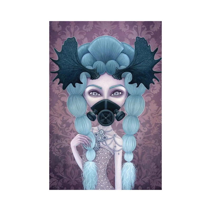 Florence by Megan Majewski - Wrapped Canvas Print, 20.32 cm H x 30.48 cm W