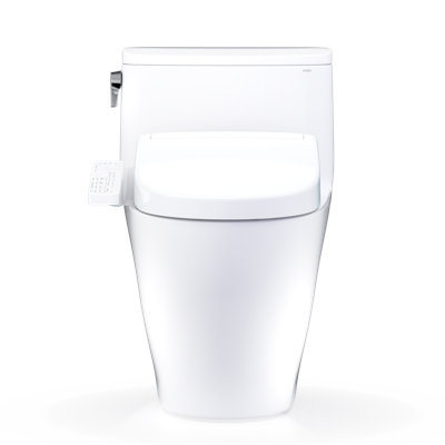 TOTO® WASHLET®+ Nexus® 1G® One-Piece Elongated 1.0 GPF Toilet and WASHLET S2 Bidet Seat, Cotton White - MW6423346CUFG#01
