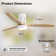 Kemp 52'' 3 -Blade LED Flush Mount Ceiling Fan with Remote Control and Light Kit Included