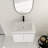 24" Vanity with Resin Sink - Floating Design Soft-Close Doors