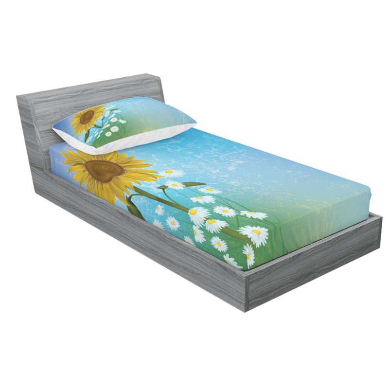 Microfiber Sheet Set, Twin XL Sheet Set with Fitted Sheet