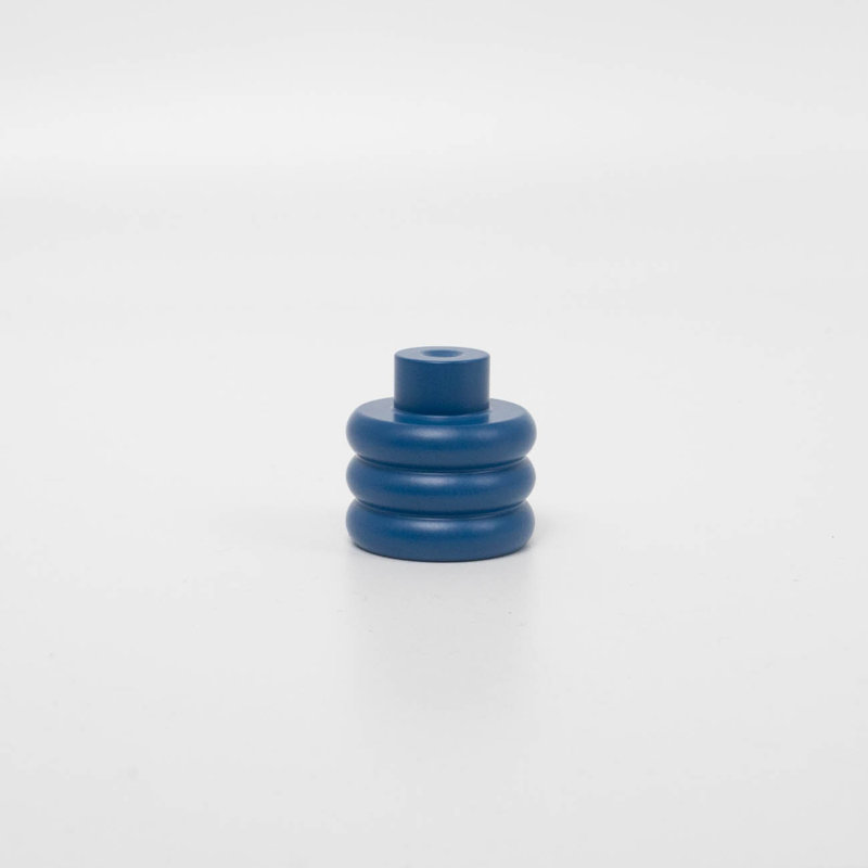 ROUS Hardware Mid-Century Modern Honey Comb Knob, Polo (Navy Blue)