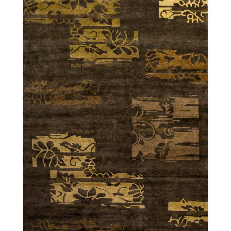 Himalayan Area Rug in Dark Brown