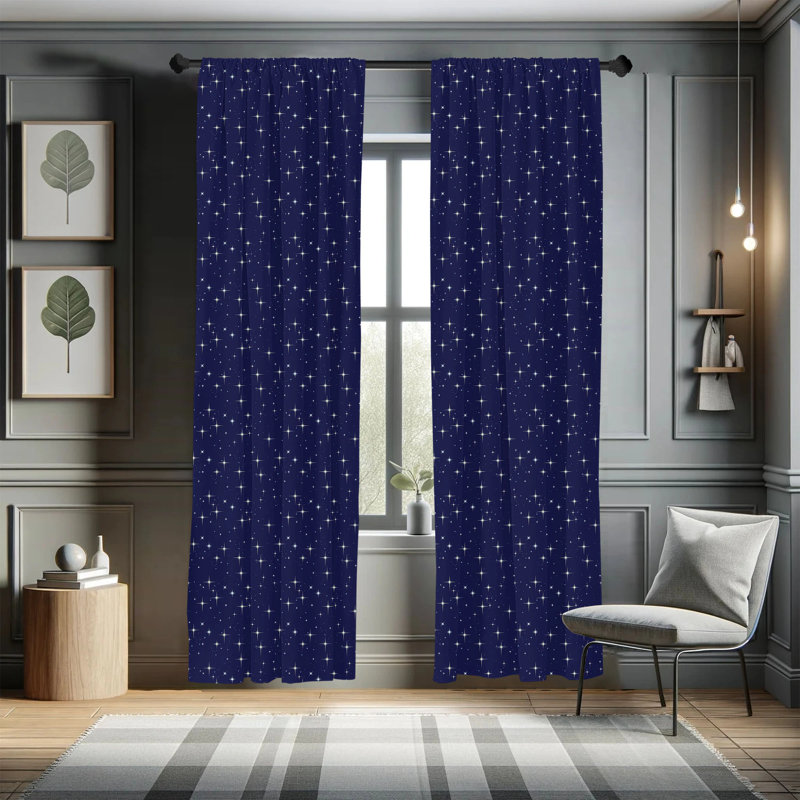 Room Darkening Sliding Panel Pair, 28" x 63"