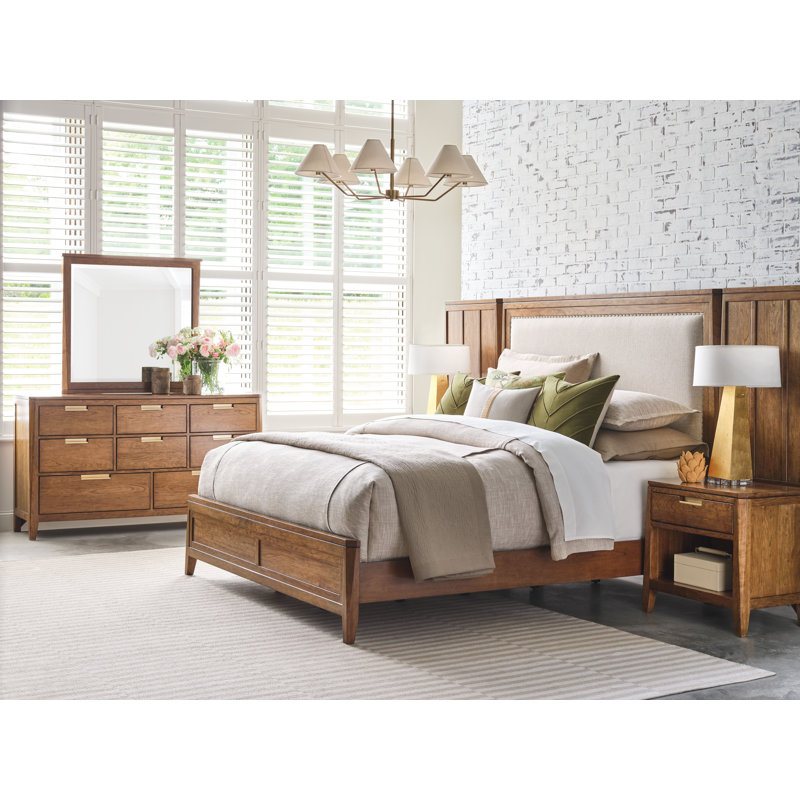 QUEEN UPHOLSTERED BED - COMPLETE