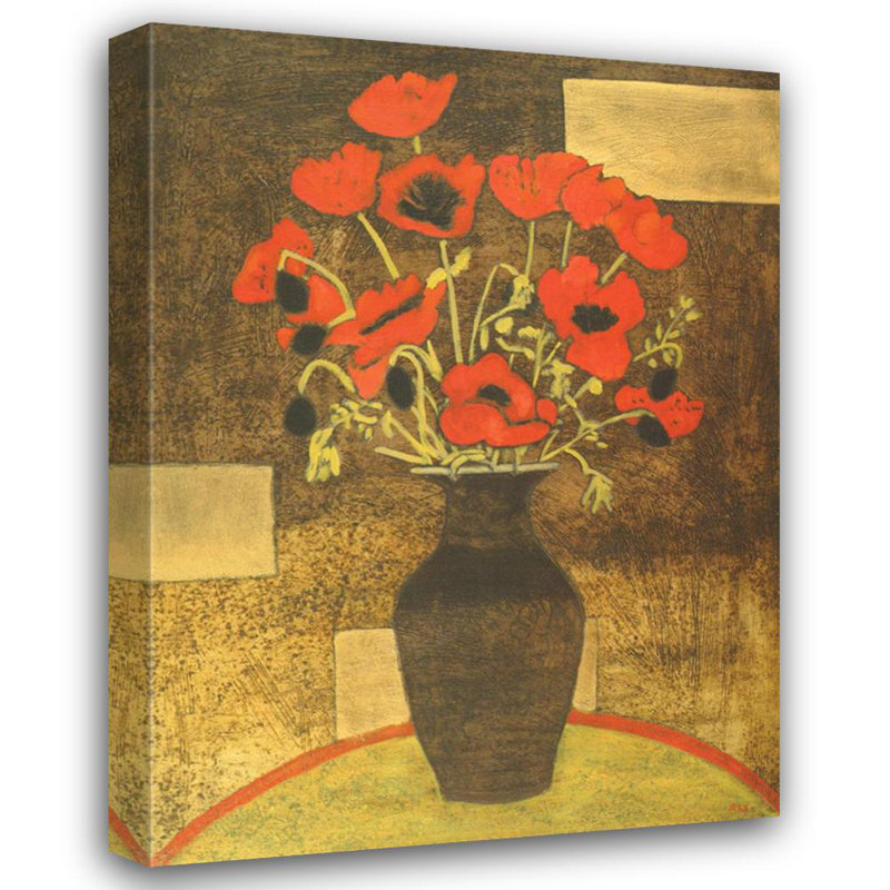 Oriental Poppies, 24" H x 18" W