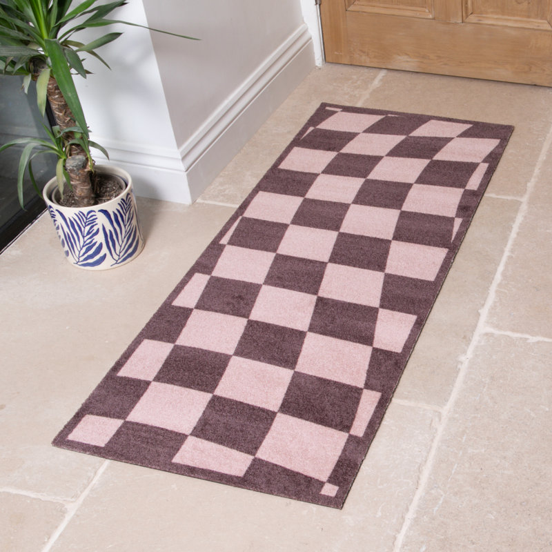 Non-Slip Geometric Doormat, 150x60cm