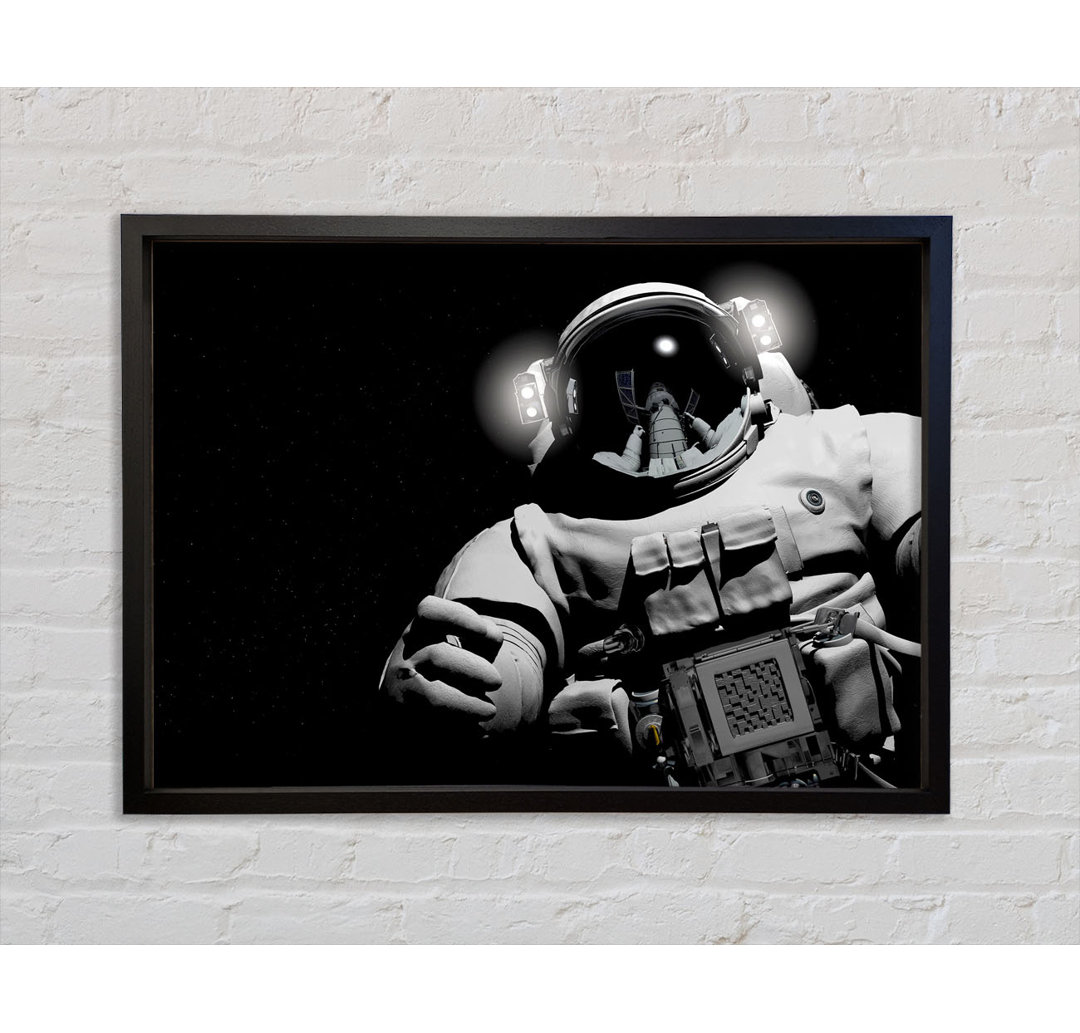 Spaceman - Einzelner Bilderrahmen Kunstdrucke auf Leinwand