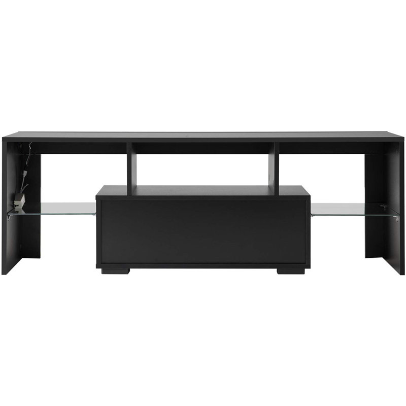 Alexandro Unfinished TV Stand for TVs up to 58", Black