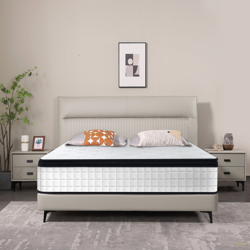 Matelas hybride à ressorts ensachés 12 pouces TG