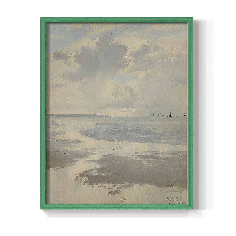 Reproduction encadrée vintage rétro XXII, H 30 po x l 24 po, Vert