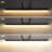 Dimmable Black Linear LED Pendant Light for kitchen island