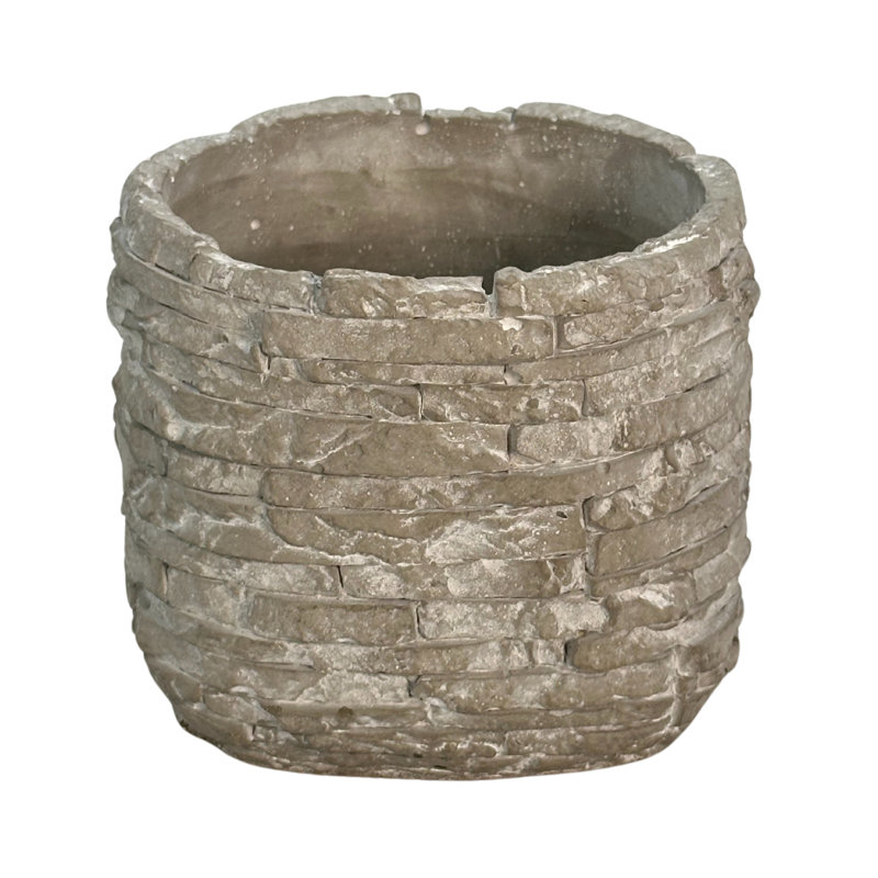 5" Ceramic Flower Planter, Ceramic Pot Planter, Plant Home Décor, Stone