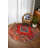 Strawbridge Colorful Moroccan Machine Printed Cotton Polyester Area Rug-1870434452