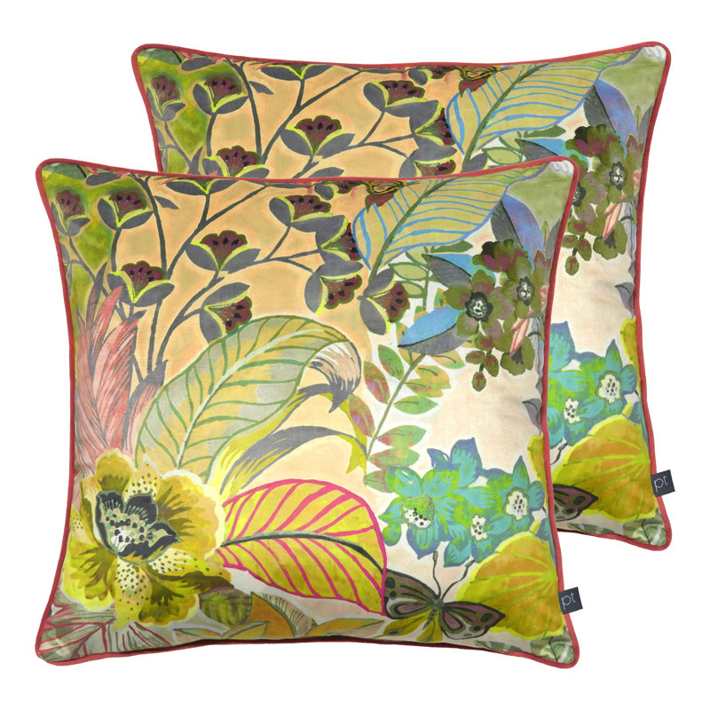 Floral Square Cushion