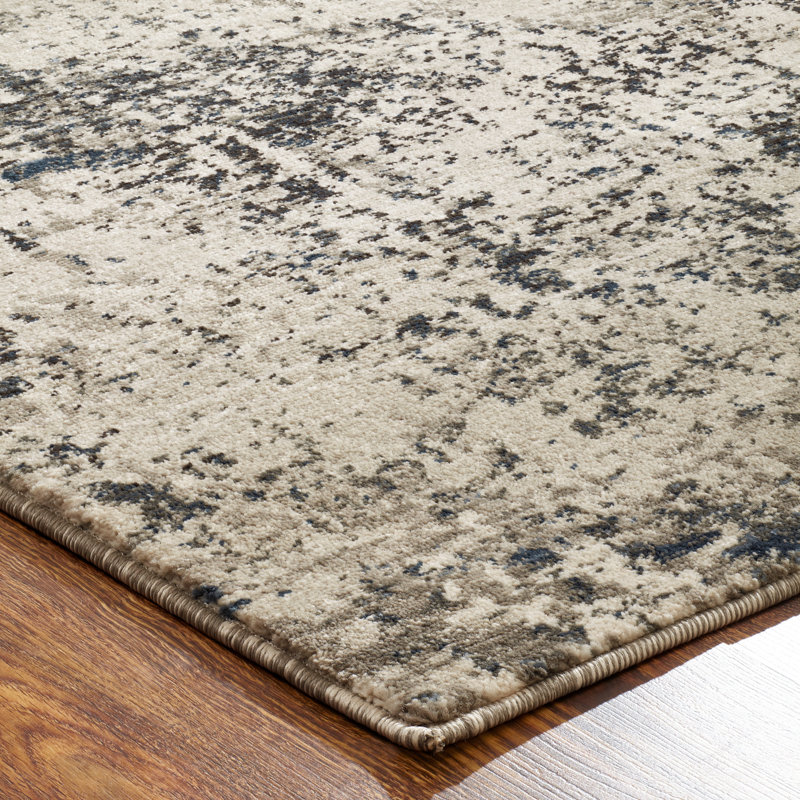 Tapis ivoire / gris Mayes, Rectangle 2 pi x 3 pi