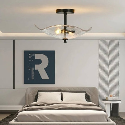 Flush Mount Ceiling Light (Black)
