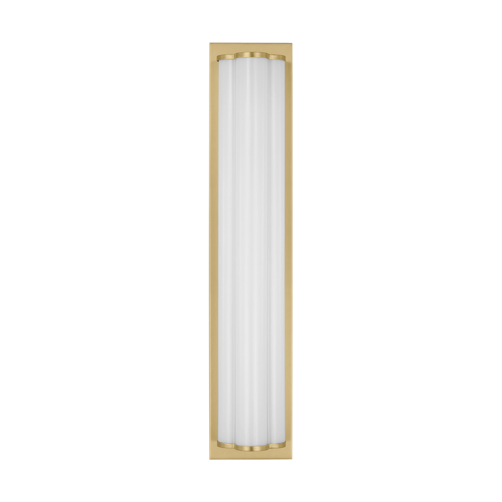 Freya Single Ribbed Dimmable LED Vanity Light