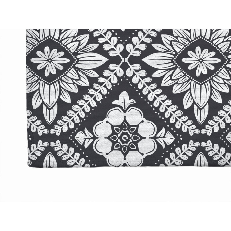 Tapis de bureau Talia, L 24 po x P 36 po, Gris anthracite