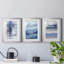 Soft Solace Indigo - Ensemble de 3 reproductions de cadres photo-114015783-114015782
