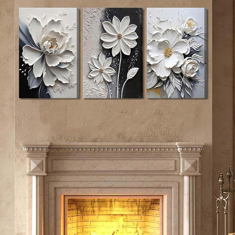 3 Piece Wrapped Canvas Print, 40 cm H x 30 cm W