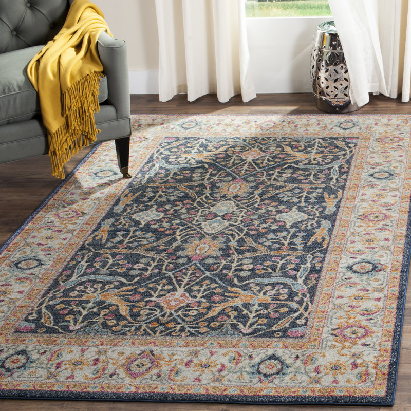 Laylah Oriental Hand Woven Area Rug, Rectangle 201 x 279 cm
