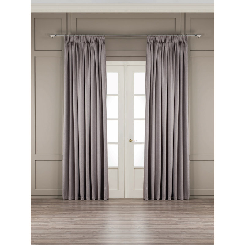 Scandinavia Room Darkening Sliding Panel, Gray, 94" x 118"