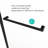 56 - 60"W X 76"H Shower Door, Tempered Glass, Matte Black Brackets, Smooth Sliding Feature, Water Coating, Bathroom Improvement Glass 76"H, Style, Accessories, Movement, Easy Clean Finish, Refresh