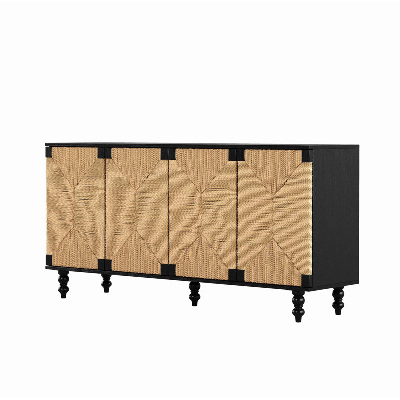 Meuble télé avec rangement Buffet Accent Natural