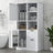 Bathroom Storage Cabinet With Doors And Drawers, Multiple Storage Space, Freestanding Style, Open Shelve, Adjustable Shelf