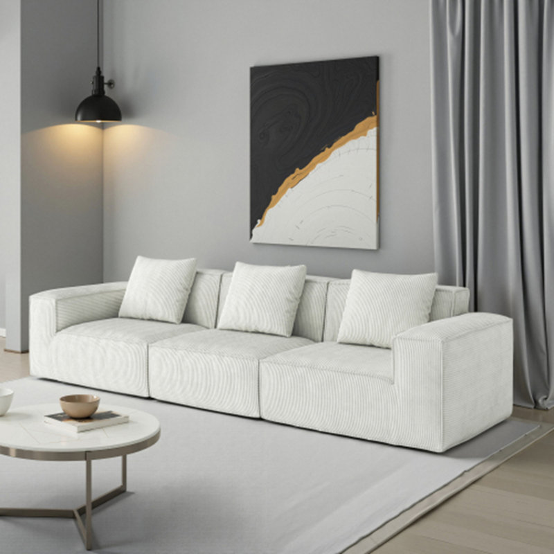 modular sofa can be converted into an oversized sofa