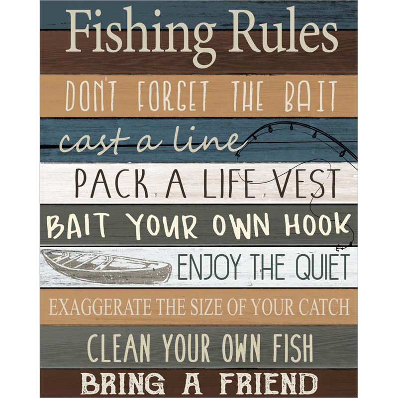 «Fishing V2» par Kimberly Allen, reproduction sur toile tendue