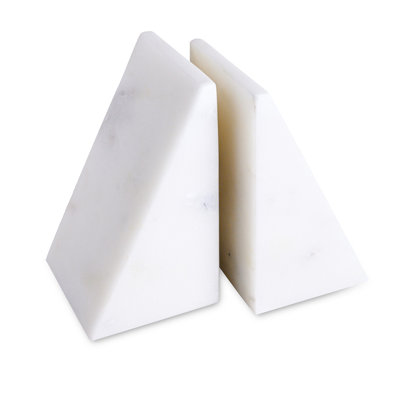 Matheson Glam Marble Non-Skid Bookends