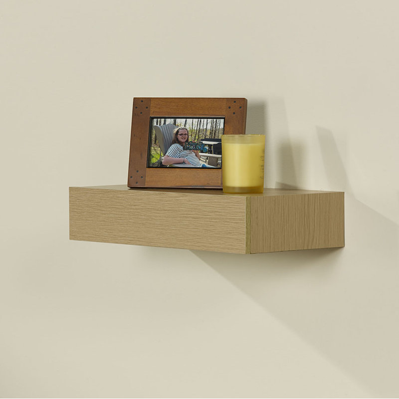 Deaveon Floating Shelf, Oak