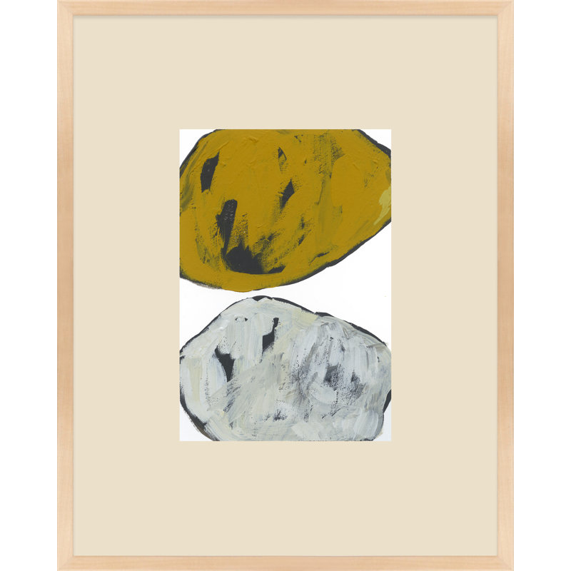 Rolling Stones 2 Print by Andrea Stokes, 38" H x 30" W x 1.25" D, Maple Wood